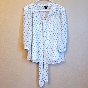 Cream 3/4 Sleeve Top